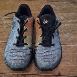 Under Armour Gray and Orange Athletic Shoes